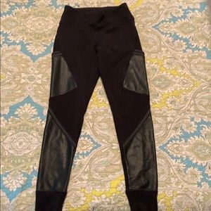 Athleta leggings w/ shiny design